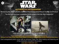 Topps 2019 Star Wars Authentics Blind Purchase Hobby Box